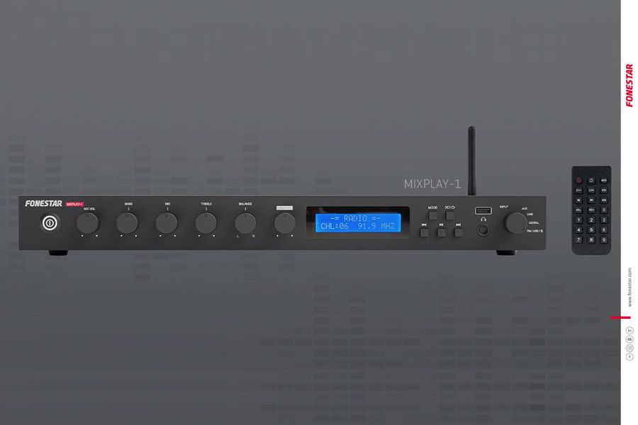 MIXPLAY-1. Your all-in-one audio centre